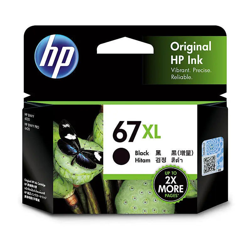 HP #67XL Black Ink 3YM57AA HP