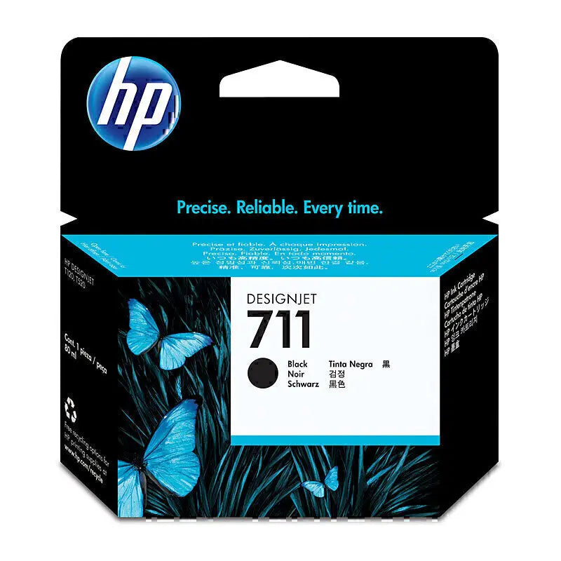 HP #711B 80ml Black Ink 3WX01A HP