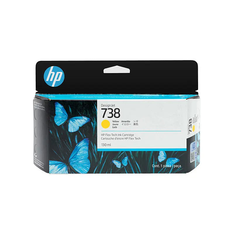 HP #738 130ml Yell Ink 498N7A HP