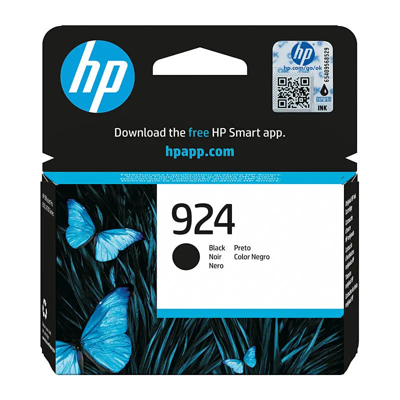HP #924 Black Ink 4K0U6NA HP
