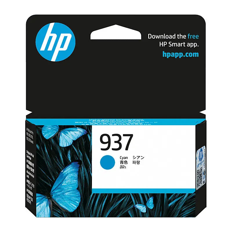 HP #937 Cyan Ink 4S6W2NA HP