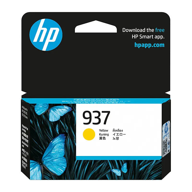 HP #937 Yellow Ink 4S6W4NA HP