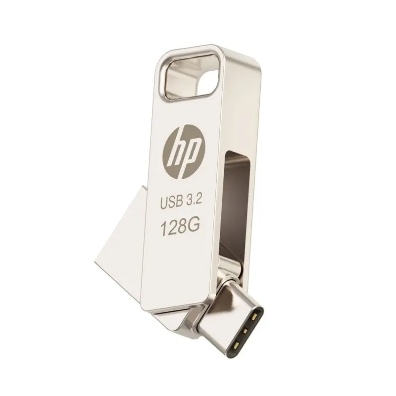 HP x206C 128GB USB 3.2 OTG Flash Drive – Type-A & Type-C (HPFD206C128) HP
