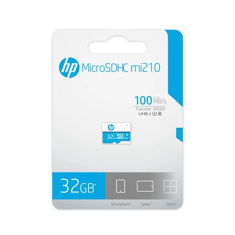 HP 32GB MicroSD Card U1 – HPFUD0321U1BA HP