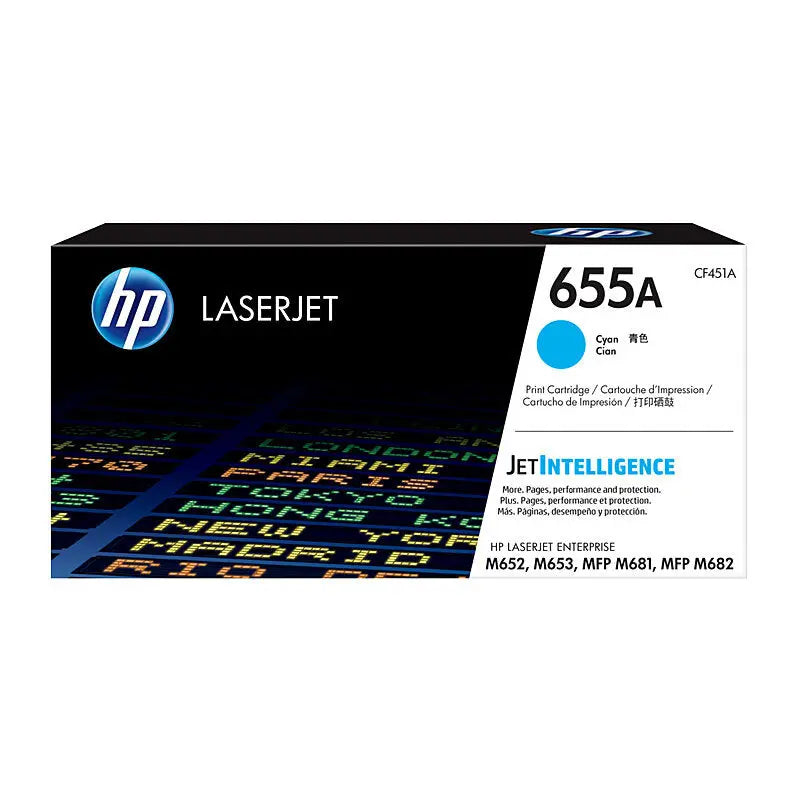 HP #655A Cyan Toner CF451A HP