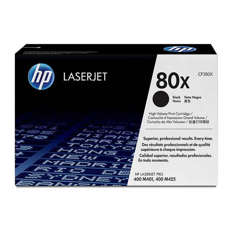HP #80X Black Toner CF280X HP