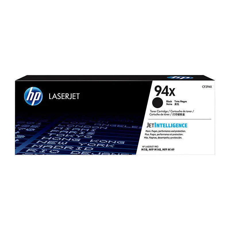 HP 94X High Yield Black Toner Cartridge (CF294X) – 2,800 Pages HP