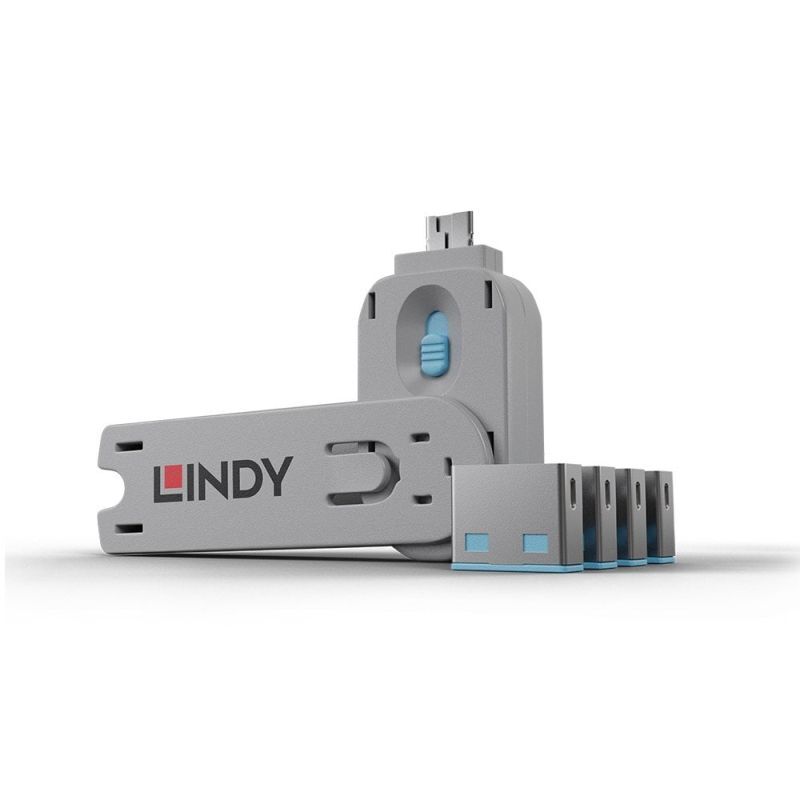 Lindy USBA Port Block/Key x4 B Lindy