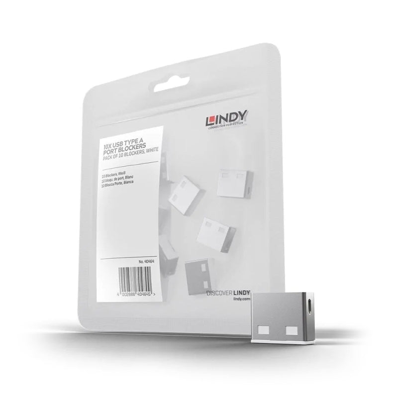Lindy USBA Port Block x10 W Lindy