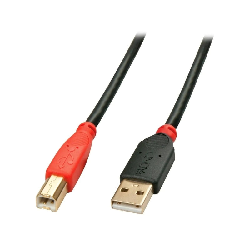Lindy 15m USB2 A-B Cable Grey Lindy