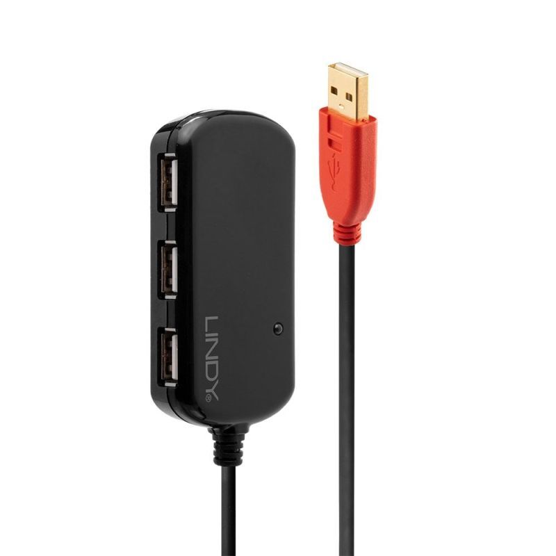 Lindy 12m USB2 Ext Pro 4P Hub Lindy