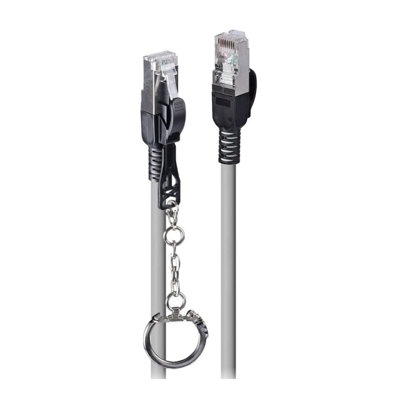 Lindy 5.0m Locking Cable, Grey | Conford IT