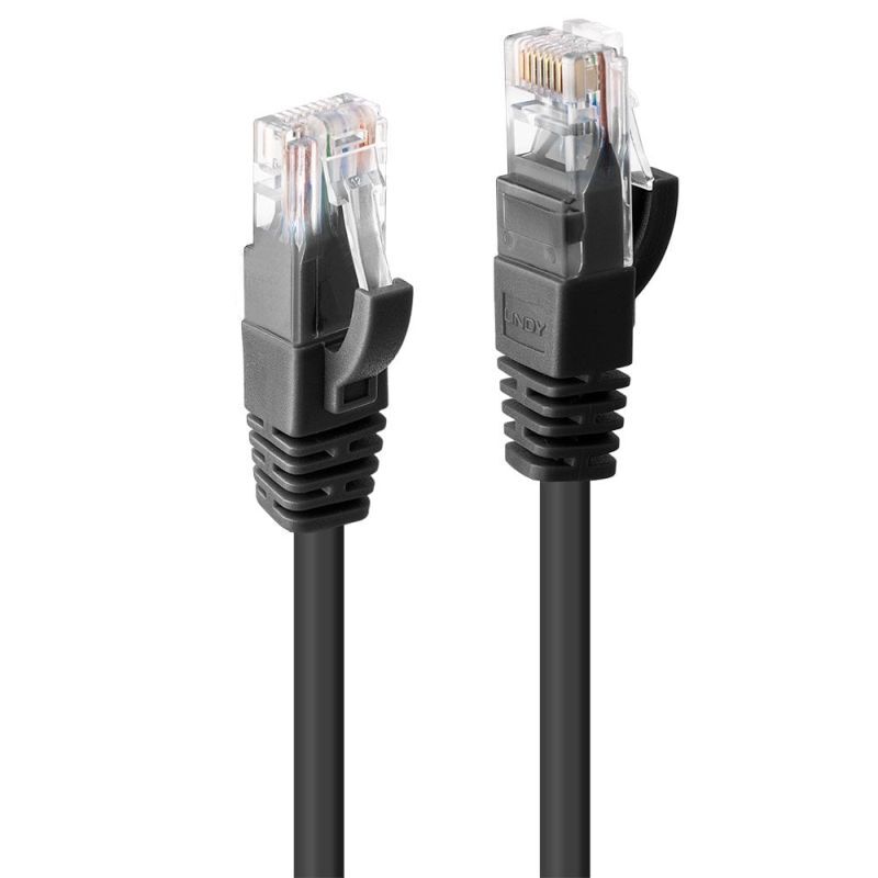 Lindy 3m CAT6 UTP Cable BK Lindy