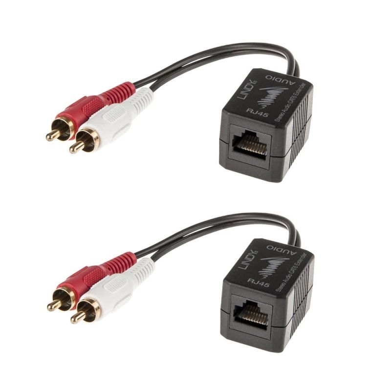 Lindy 100m CAT6 RCA Audio Ext Lindy