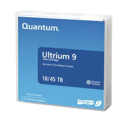 Quantum LTO-9 Pre-Labelled Data Cartridge MR-L9MQN-BC – 18TB/45TB Quantum