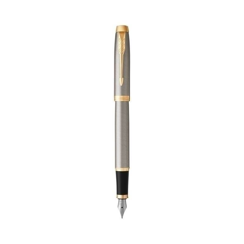 Parker IM Brushed Metal Gold Fountain Pen