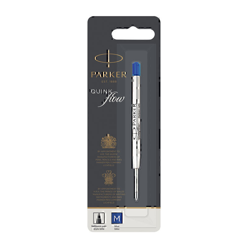 ChatGPT said: Parker Quinkflow Ballpoint Refill - Medium Blue