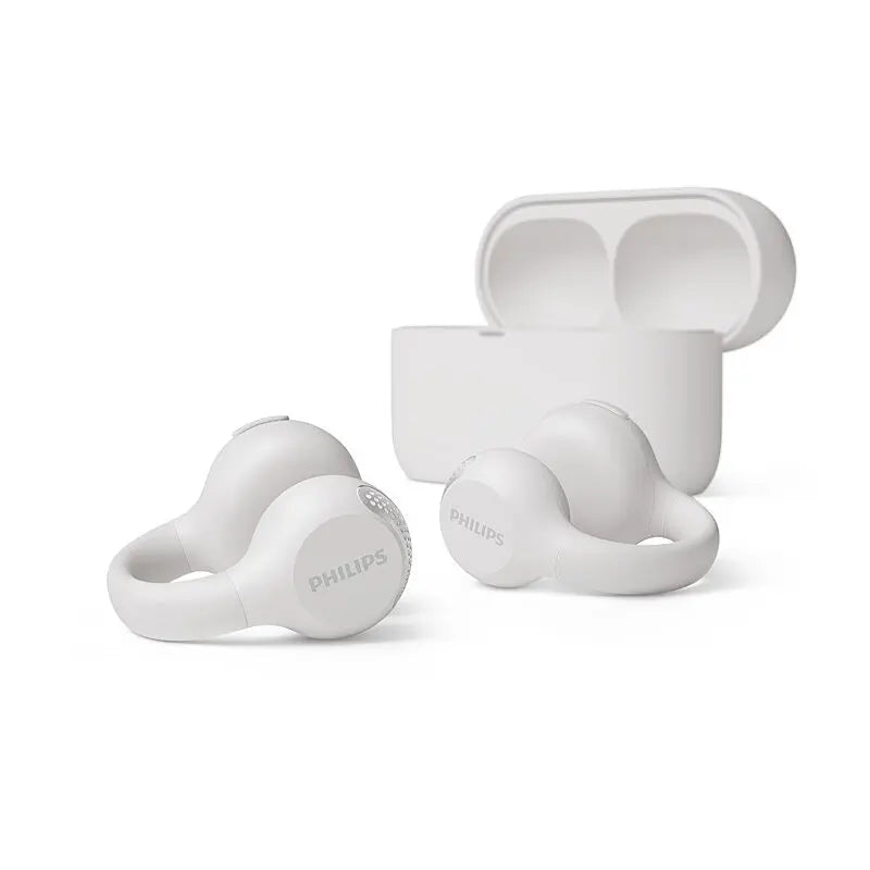 Philips Wireless Open Earbuds WT PHTAQ2000WT97 – White, Open Fit Philips