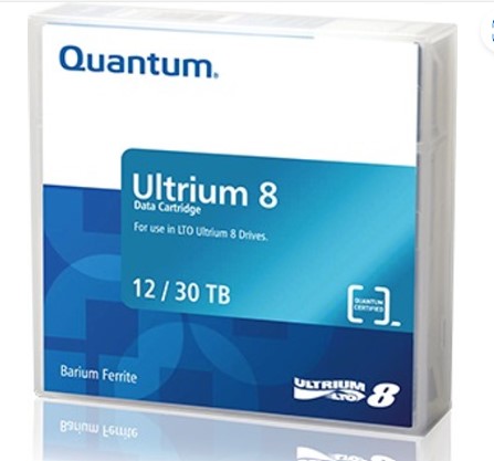 The Quantum Certified LTO Ultrium 8 Data Cartridge (MR-L8MQN-BC) - Pre-labelled
