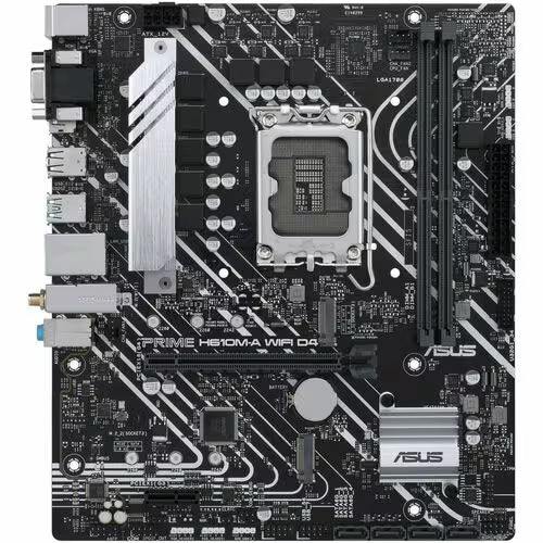 ASUS PRIME H610M-A WiFi D4-CSM Motherboard – Micro ATX, Intel 12th Gen Support Asus