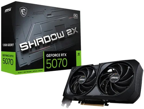 MSI RTX 5070 12G VENTUS 3X OC – 12GB GDDR7, 2557MHz, PCIe 5.0 MSI