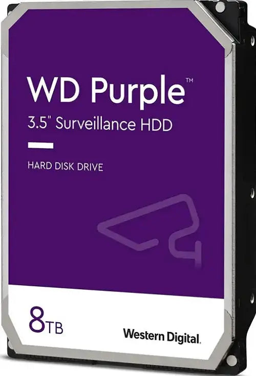 Western Digital 8TB Purple Surveillance HDD 3.5" – WD85PURZ Western Digital