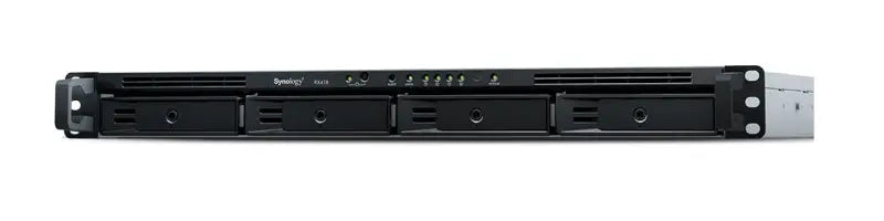 Synology RX418 4-Bay Rackmount Expansion Unit – Diskless, 1U, 3-Year Warranty Synology