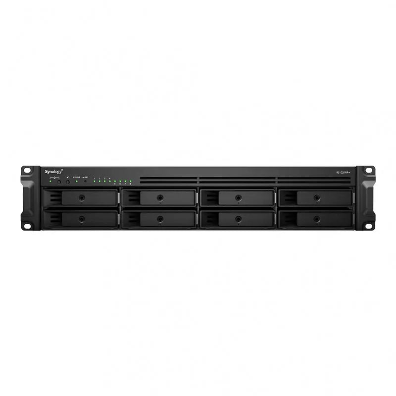 Synology RS1221RP+ 8-Bay Rackmount NAS – AMD Ryzen V1500B, 4GB DDR4, 3 Year Warranty Synology