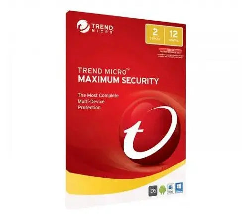 Trend Micro Maximum Security – OEM Add-On, 1–2 Devices, 1 Year Subscription Trend Micro