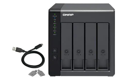 QNAP TR-004 4-Bay USB-C DAS Enclosure (Diskless) – Hardware RAID for NAS & PC Qnap