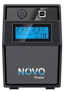 NovoPower LC850AU 850VA Line Interactive UPS – LCD, 3Yr, Tower