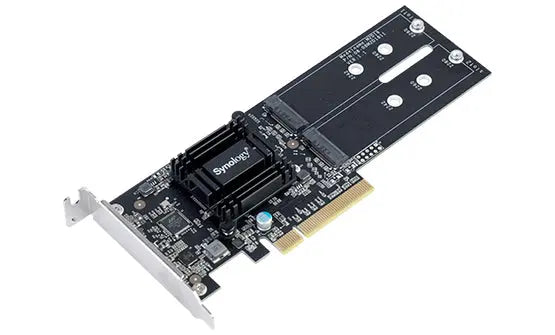 Synology M2D18 Dual M.2 SATA SSD Adapter Card – PCIe, 2-Year Warranty Synology