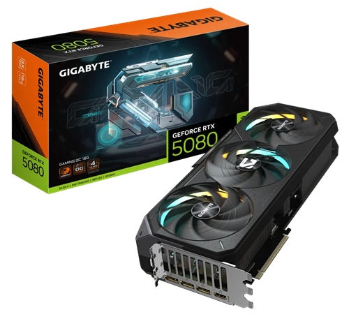 Gigabyte RTX 5080 GAMING OC – 16GB GDDR7, 2730MHz, PCIe 5.0, 3Yr