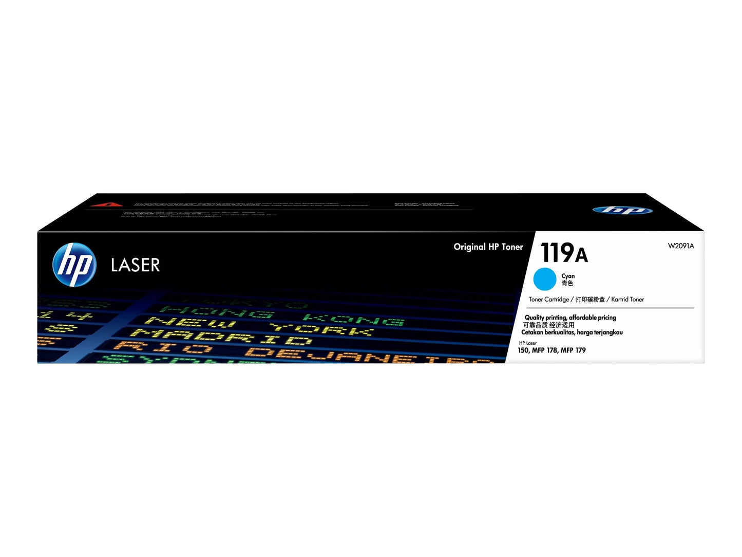 hp 119a cyan original laser toner cartridge conford