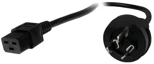 8WR CAB POWER-CABLE-M-F-2M-BLACK 8Ware