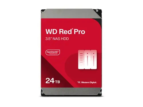 WD Red Pro 24TB SATA Hard Drive – 3.5", 7200RPM, 512MB Cache Western Digital