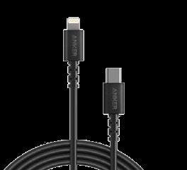 ANKER POWERLINE SELECT USB-C TO LIGHTNING CABLE 0.9M - BLACK | Conford IT