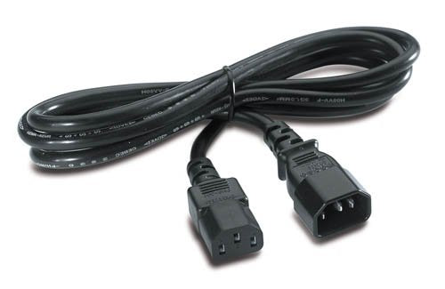 APC AP9870 – 2.5m Power Extension Cord, C14 to C13, 250V, Black