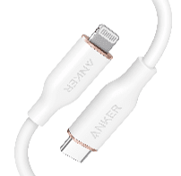 ANKER POWERLINE SOFT USB-C TO LIGHTNING 1.8 METRE - WHITE | Conford IT