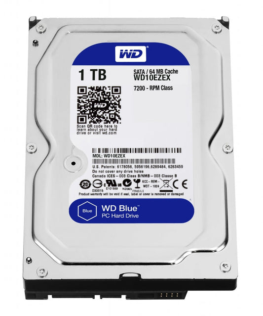 WDD HDD SATA-1TB-BLU-WD10EZEX Western Digital
