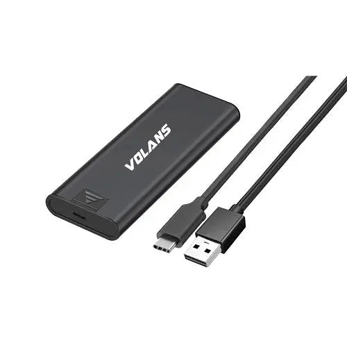 VOL ENC USB-C-M.2-SATA-SSD-ALUM Volans