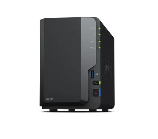 Synology DiskStation DS223 2-Bay NAS – Realtek Quad-Core, Diskles Synology