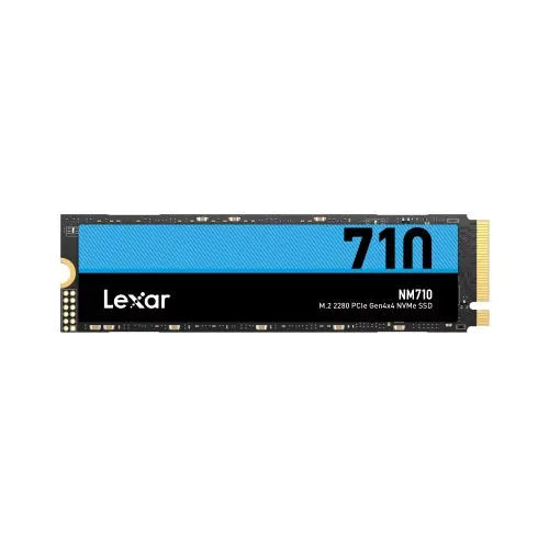 Lexar LNM710X500G-RNNNG, NM710, 500GB, M.2 NVMe, PCIe4.0, 300TBW, Read Speed: Up to 5000MB/s, Write Speed: Up to 2600MB/s, 5 Year Warranty Lexar