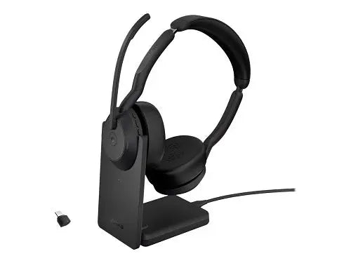 Jabra Evolve2 55 MS Wireless ANC Headset + Charging Stand, USB-C Jabra