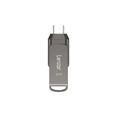 Lexar JumpDrive D400 Dual Drive 64 GB USB (LJDD400064G‑BNQNG) Lexar