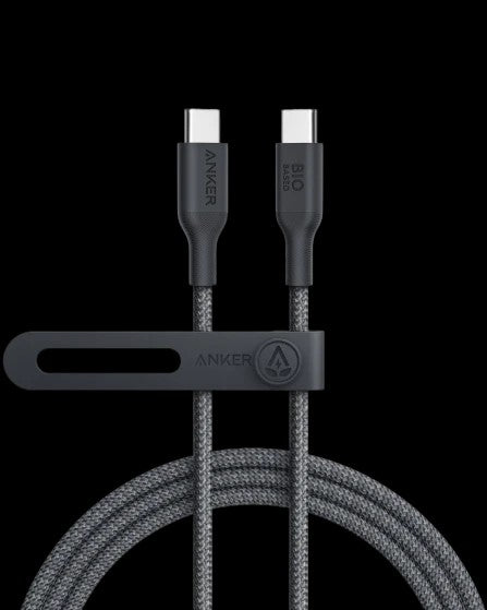 ANKER 544 BIO-NYLON USB-C TO USB-C TO USB-C CABLE (0.9MBLACK) | Conford IT