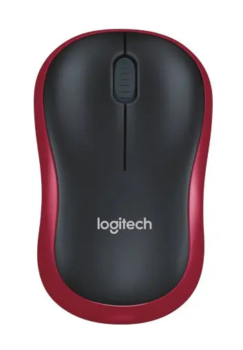 Logitech M185 Wireless Mouse – Red Logitech