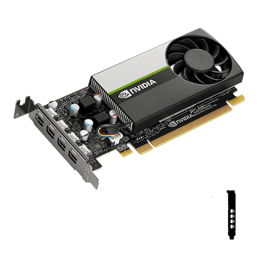 NVIDIA T1000, 4GB GDDR6, 128-BIT, 160GB/S, PCIe3x16, mDP(4), 1 SLOT, 3YR | Conford IT