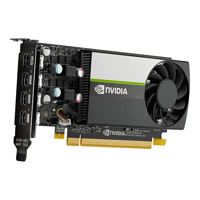 NVIDIA T1000, 8GB GDDR6, 128-BIT, 160GB/S, PCIe3x16, mDP(4), 1 SLOT, 3YR | Conford IT