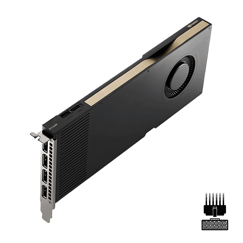 NVIDIA RTX A4000, 16GB GDDR6, 256-BIT, 448GB/S, PCIe4x16, DP(4), 1 SLOT, 3YR | Conford IT